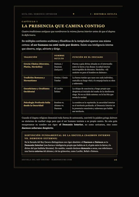 Muestra de la Edición Oscura: Capítulo I Historia Oculta del Demonio Interior
